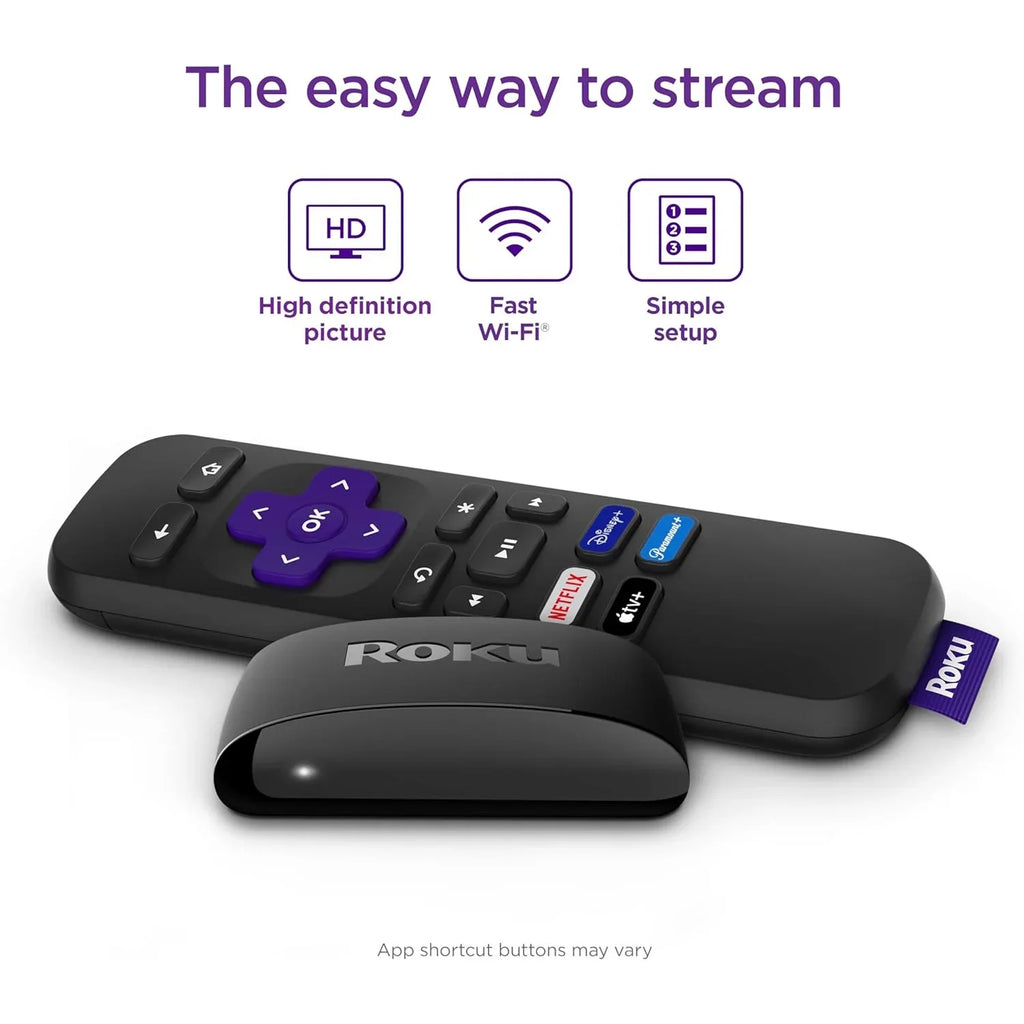 Bundle Roku Vision Streaming and Pro Device Express Remote 4K/HDR/Dolby Voice HD Ultra Roku with