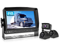 W/ HD Camera Truck/Trailer/RV 7-inch Wired RV IP69 Split Ⅱ Lines Parking (FHD3) Cameras Waterproof View for Dual Systems, 1080P Screen Backup Front/Rear Recording Monitor 7" Fookoo