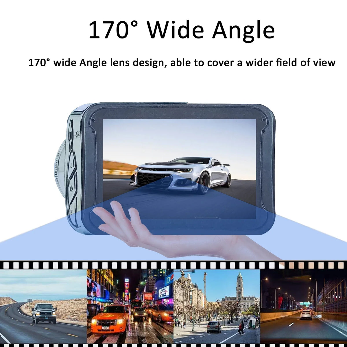 and Band Perfect with License Tachograph Full Mini for Cameras - birvsw Car G-sensor Driver's Car - Angle Recording for 170° Rear Front 1080P Wide Car Dashcam Monitor Loop HD Reliable and Car Drivers