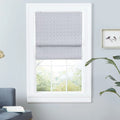 Home Grey Esme Blackout Shade, Dark Roman Exclusive 23"x64", Total