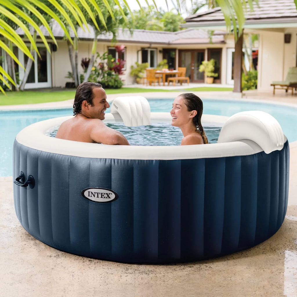 Hot x Spa PureSpa Tray Phone Portable 77 Tub, Inflatable 28", w/ Intex Plus