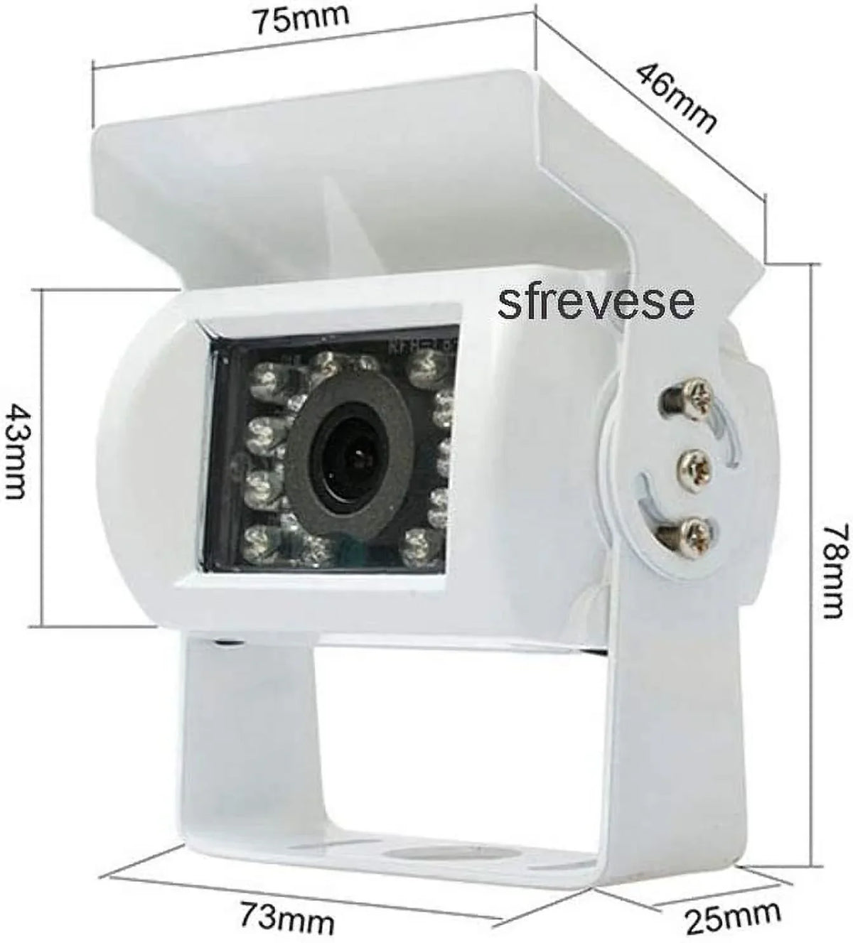 Camera Parking Vision Vehicle Truck Backup Night 4Pin Pickup Vehicle Bus Motorhome Rear Lorry for View Car Reversing