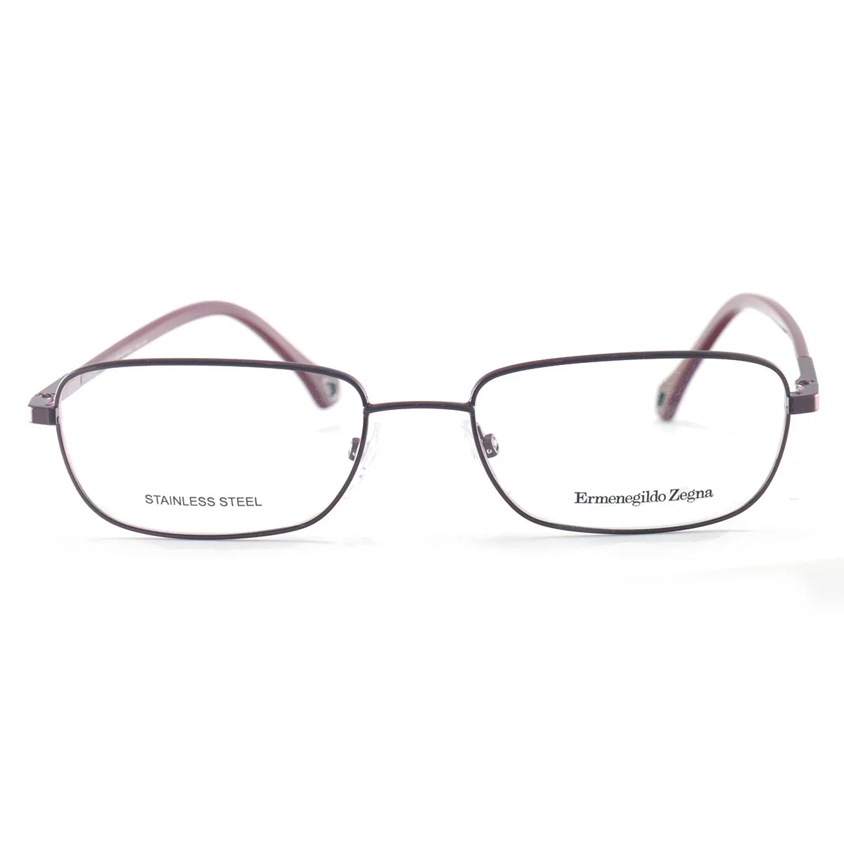 Eyeglasses Rectangle Zegna 53 Men's 17 140 VZ3186 SBY Ermenegildo Burgundy