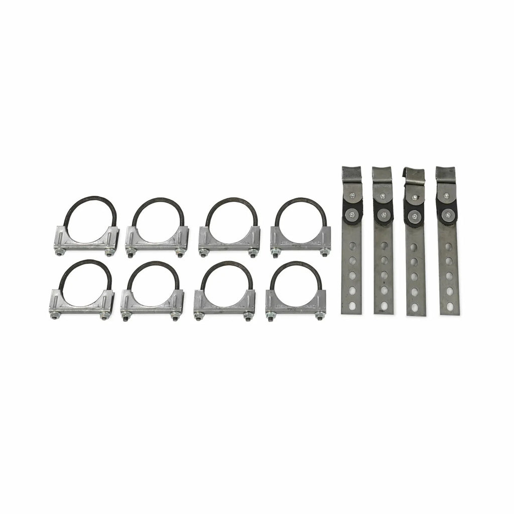 Car with Rear Muffler Exhaust Tip 2.5" Kit B Body SW Mopar No 62-74 Dual Exit