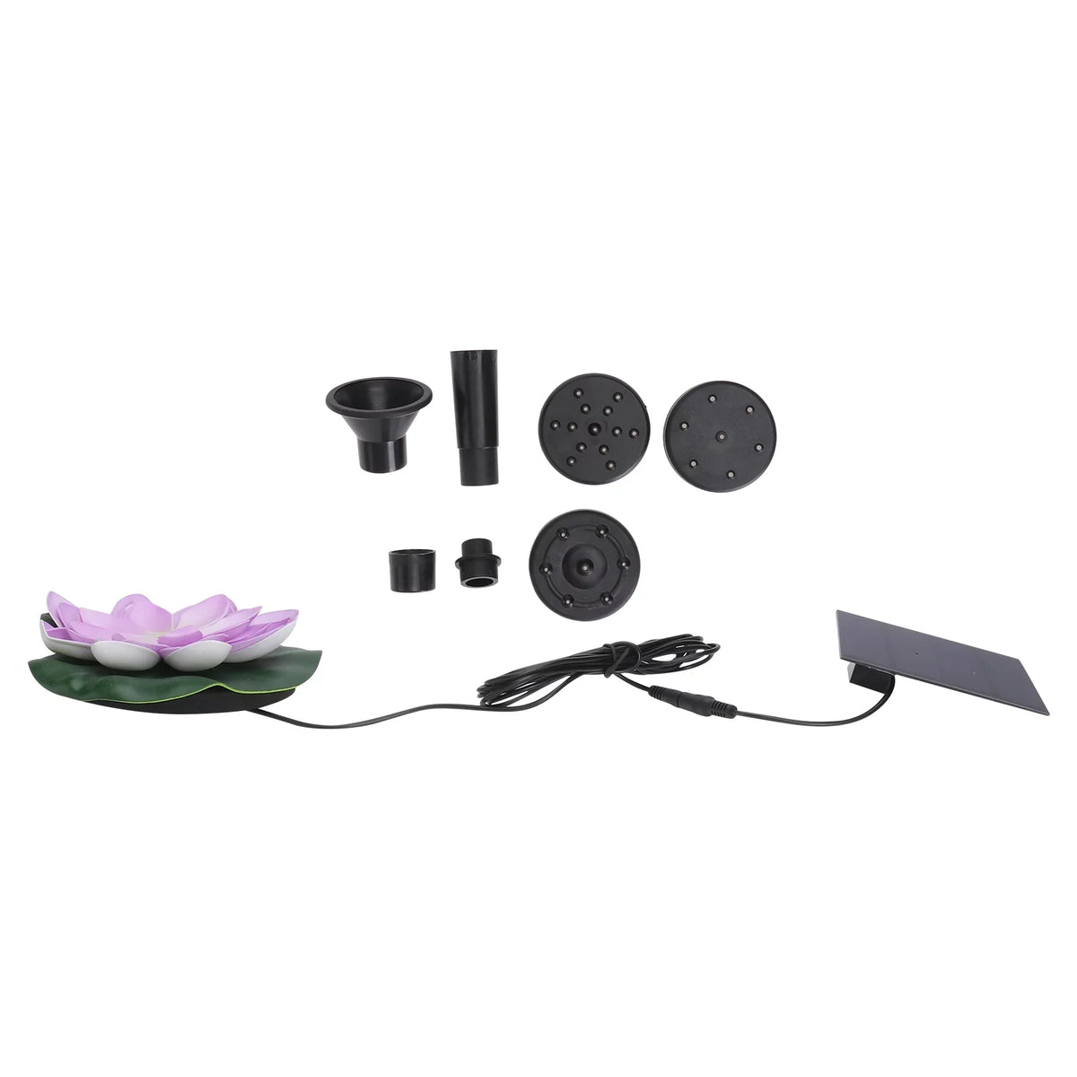 Waterscape Lotus 1 Fountain Pond Gongxipen Outdoor Floating Solar Fountain Set Fountain