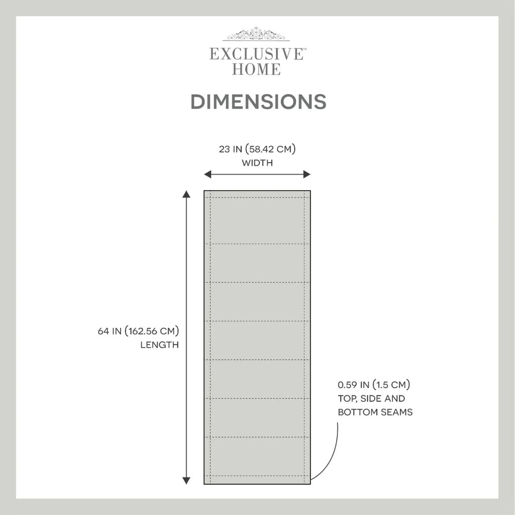 Home Grey Esme Blackout Shade, Dark Roman Exclusive 23"x64", Total