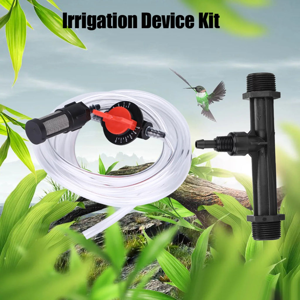 Garden Device Tube OKBY Switch + Device + Injector Kit Irrigation Water G3/4 Filter Irrigation + -