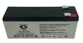 for Ultimate High SPS 1500 128-32HR Battery Replacement Brand Rate ULT (1 PowerCom 7.5Ah Pack) PCM 12V