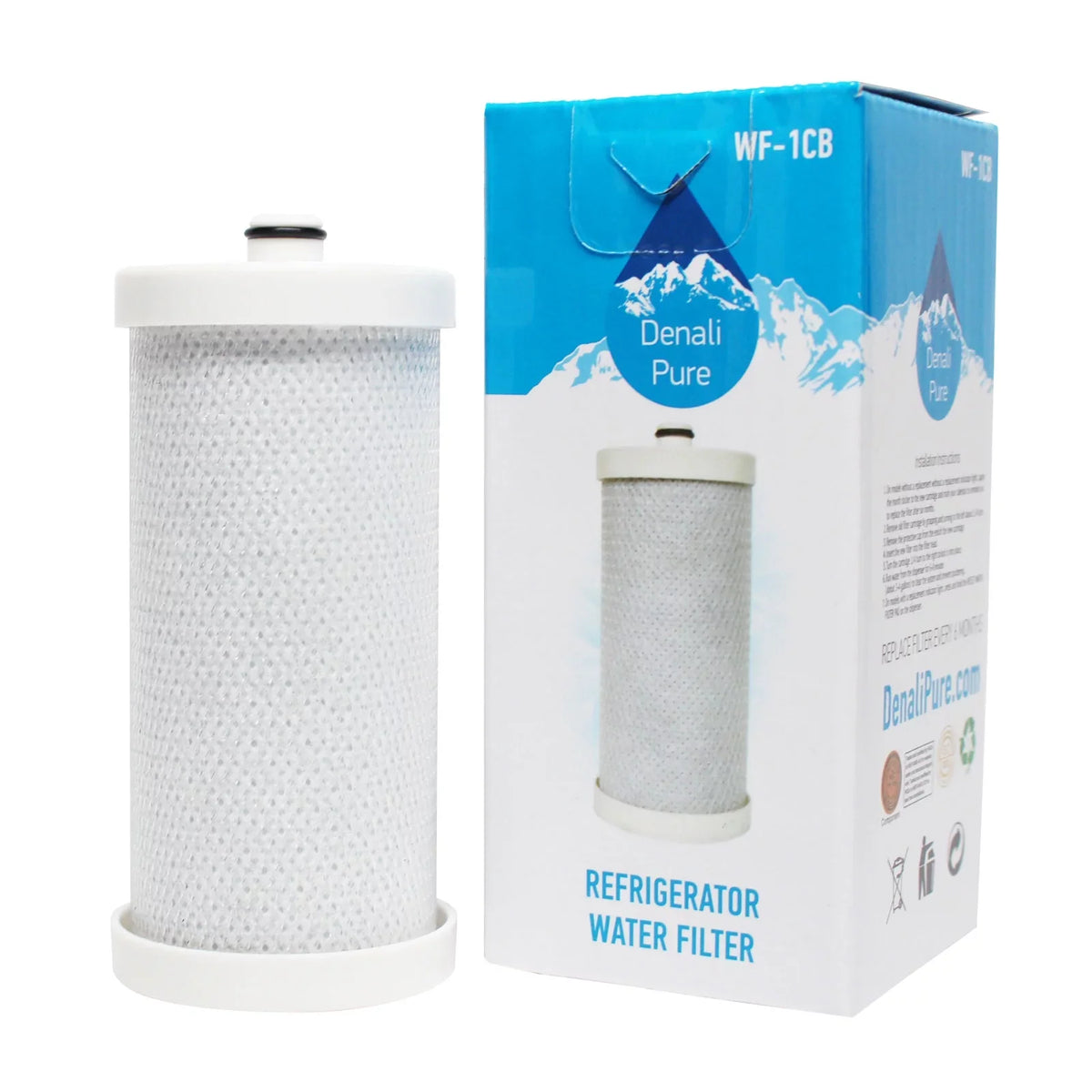 / Denali Water Compatible Kenmore 46-9910 Replacement 6-Pack - Kenmore Water Sears Fridge 25354622406 Cartridge for Pure Brand Refrigerator Filter Sears Filter with - /