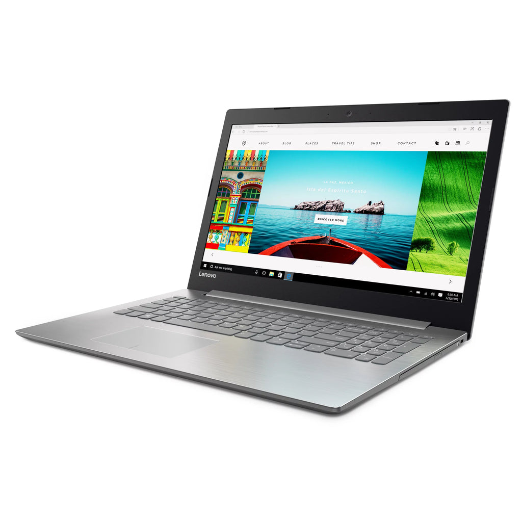320, HDD, 15.6" 1TB 10, Ideapad Lenovo HD, Platinum A12-9720P, AMD RAM, WIN 8GB Grey