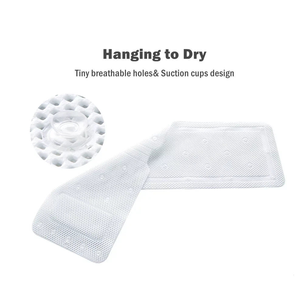 Bathtub inch Cushion, Mat Bath Pillow Gemdeck 49×14 Body Spa Bath Non-Slip Pillow Full
