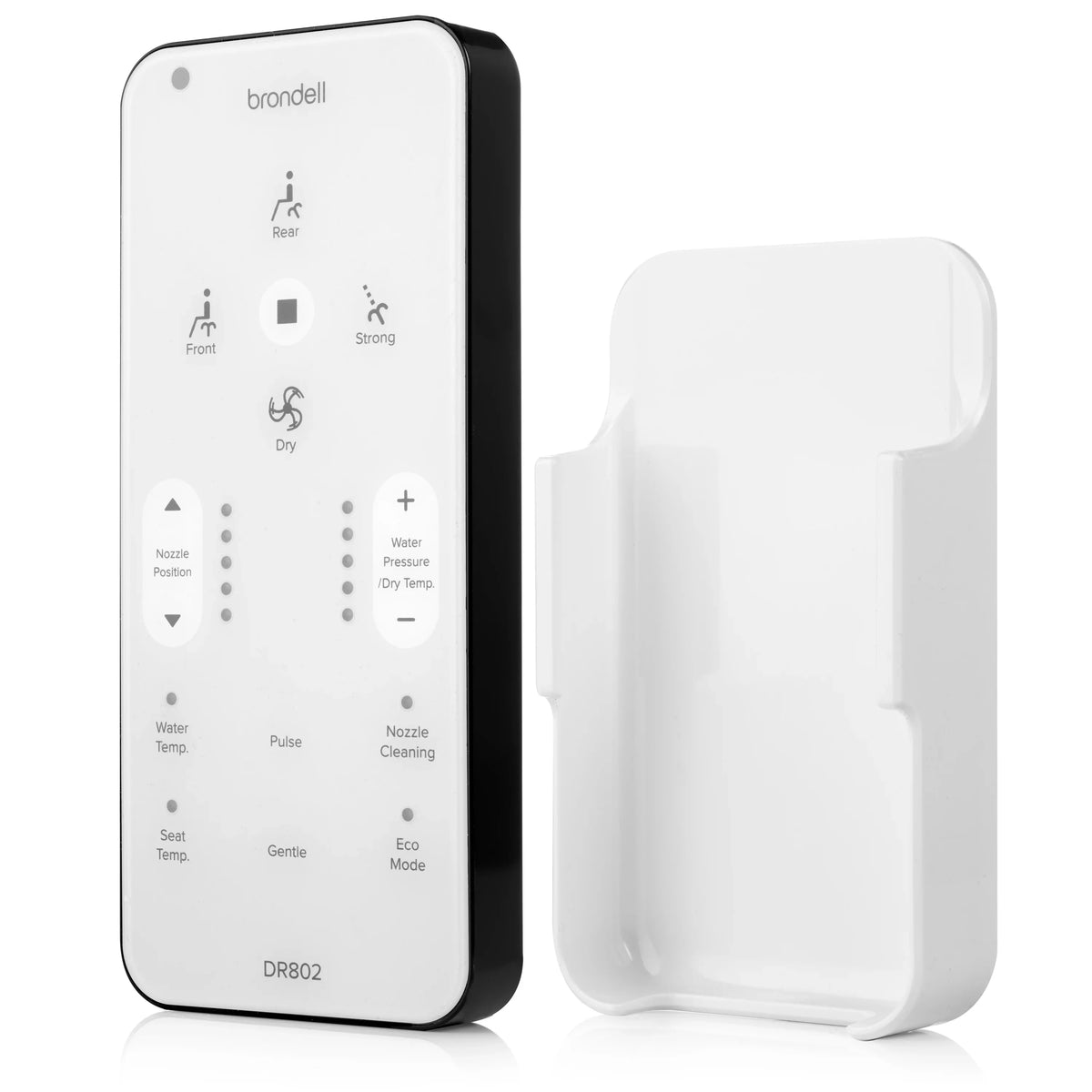 with Seat Advanced Round White Control, Bidet Swash DR802 Brondell Toilet Remote