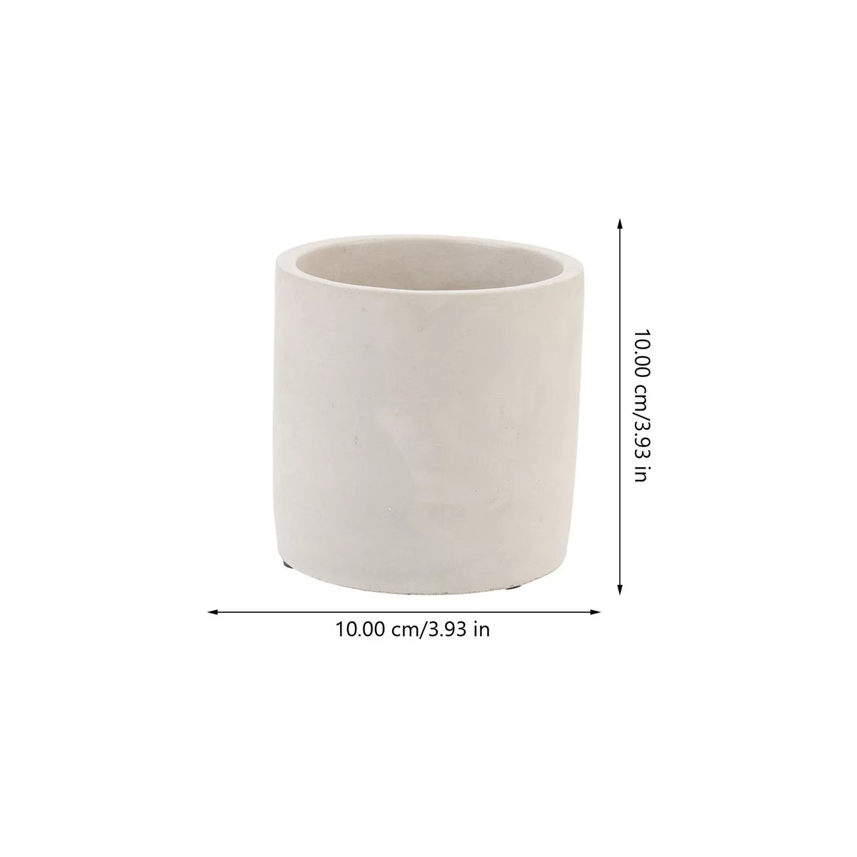 Planting Pot Cement Flower 2Pcs Pot Household Multi-function Succulent