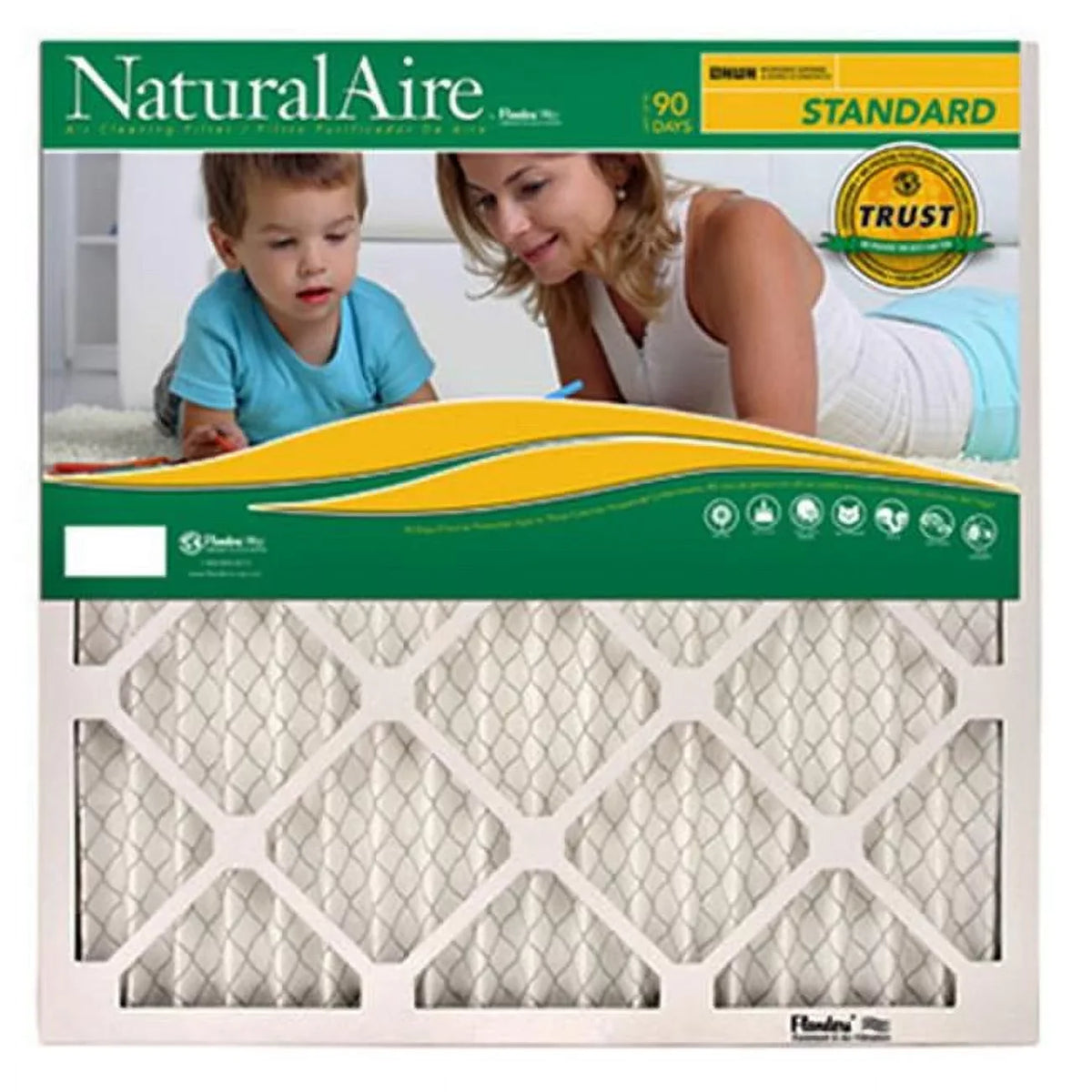 Pack12 8, Filter Naturalaire Air 30x30x1, Merv Standard 84858.013030,