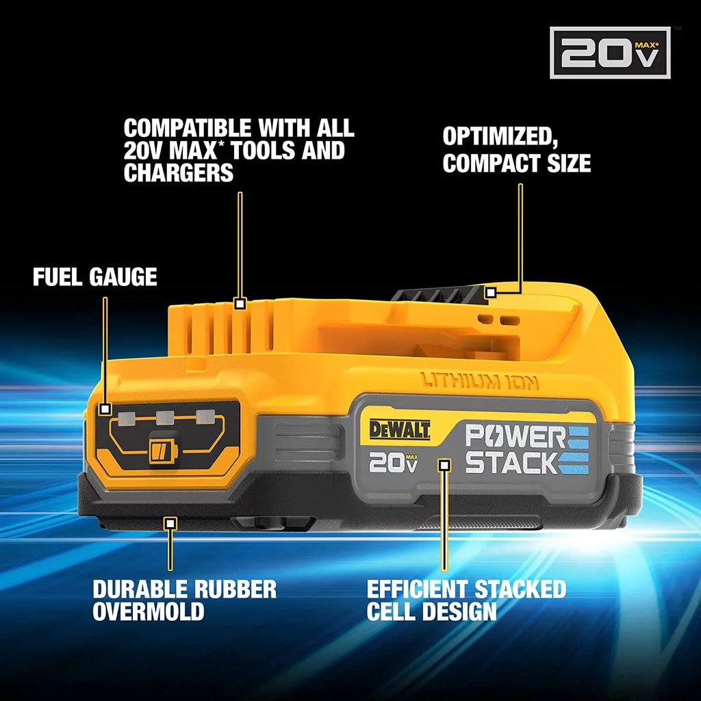 POWERSTACK™ Battery (DCBP03 Compact MAX* DEWALT 20V