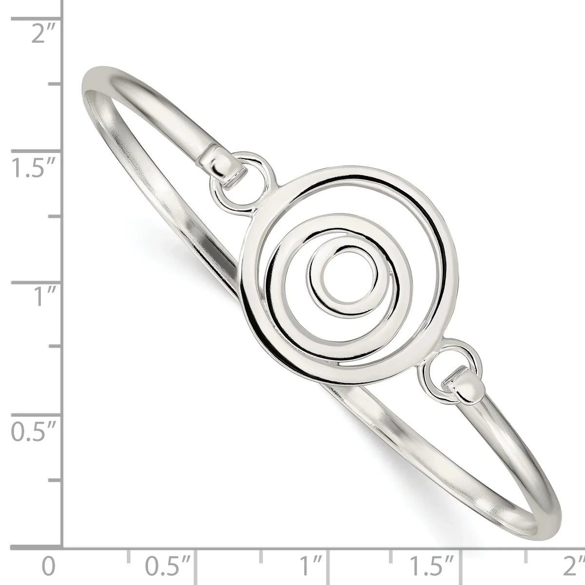 Bangle Bracelet Sterling Finejewelers Mutli-circle FJC Silver