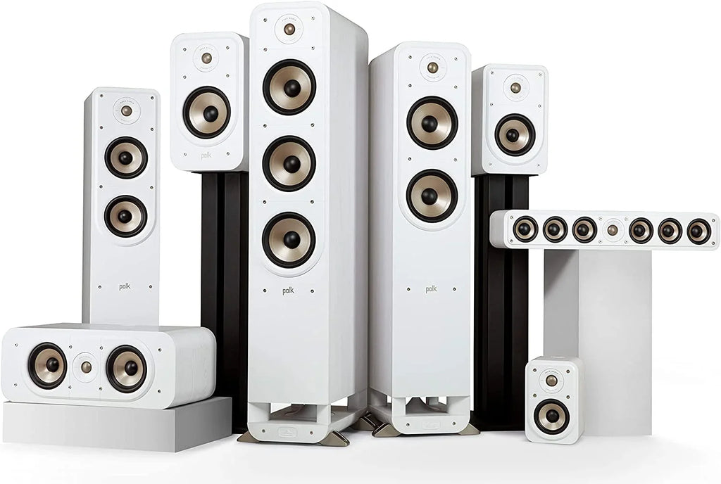 ES10 (White) Hi-Fi Surround Speakers - Home Polk Satellite Signature Theater Elite