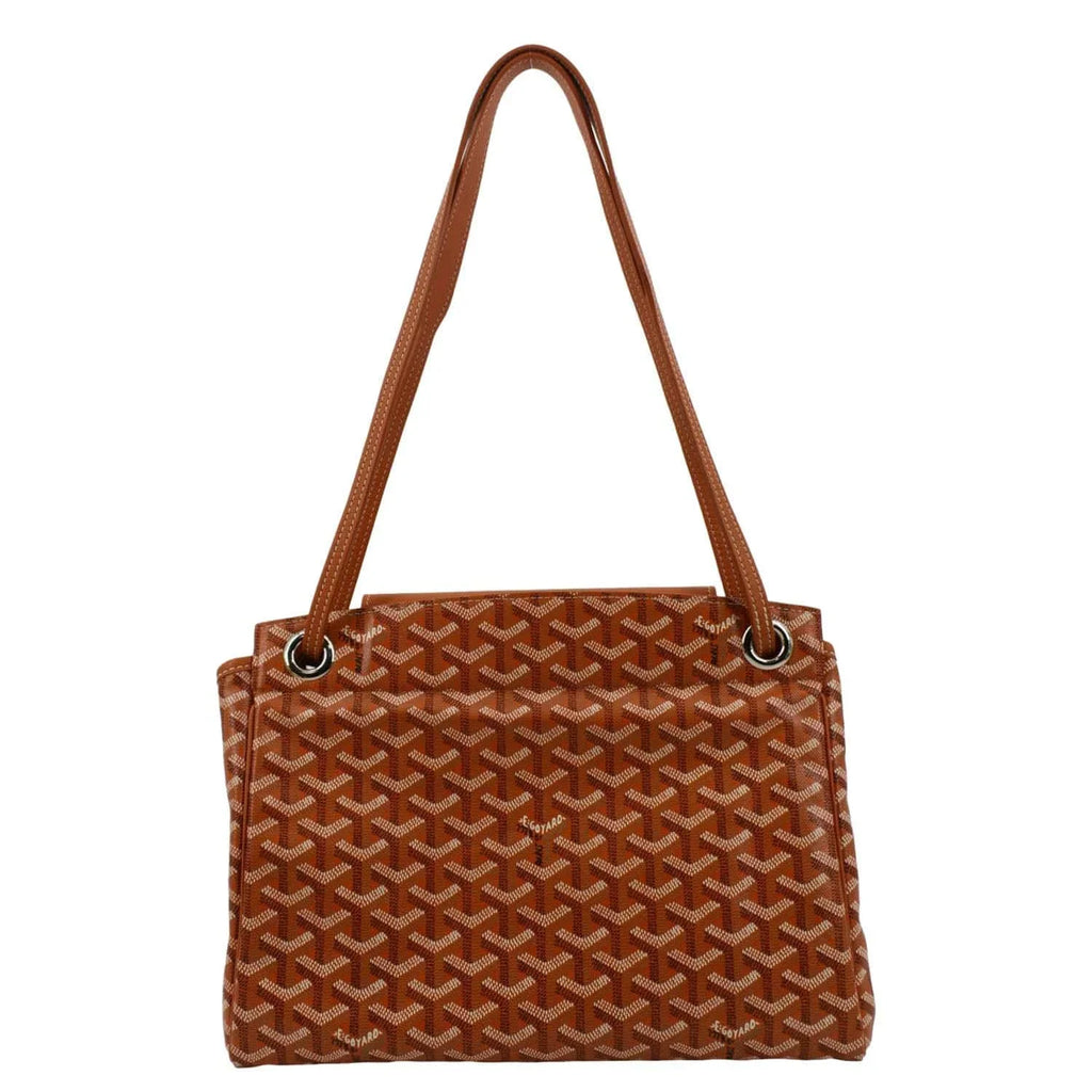 Bag GOYARD Canvas Rouette Orange Shoulder Soft Pre-owned