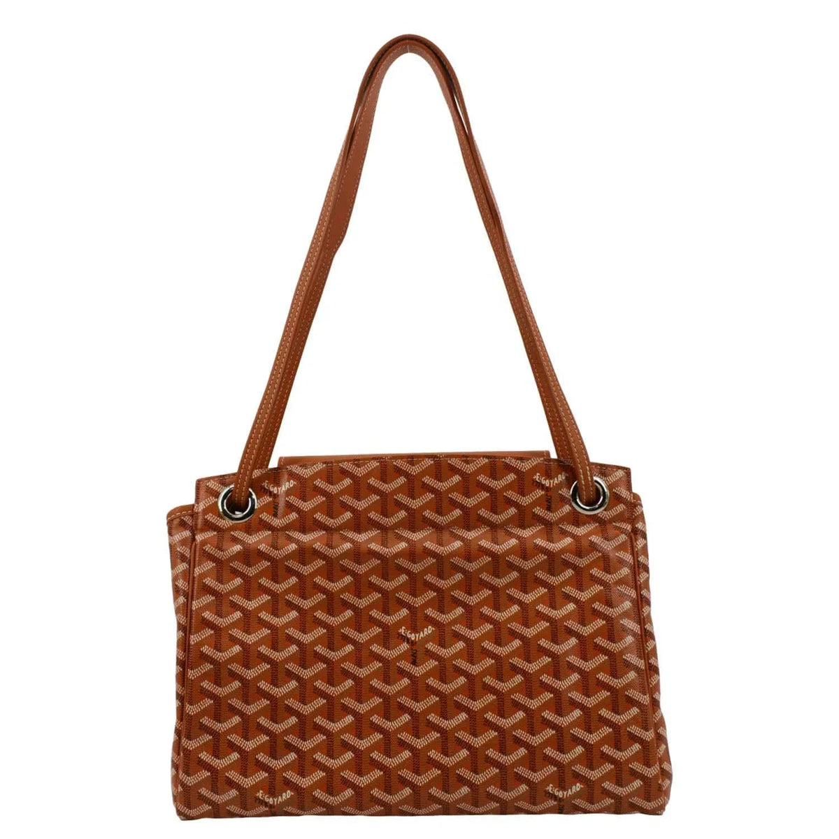 Bag GOYARD Canvas Rouette Orange Shoulder Soft Pre-owned