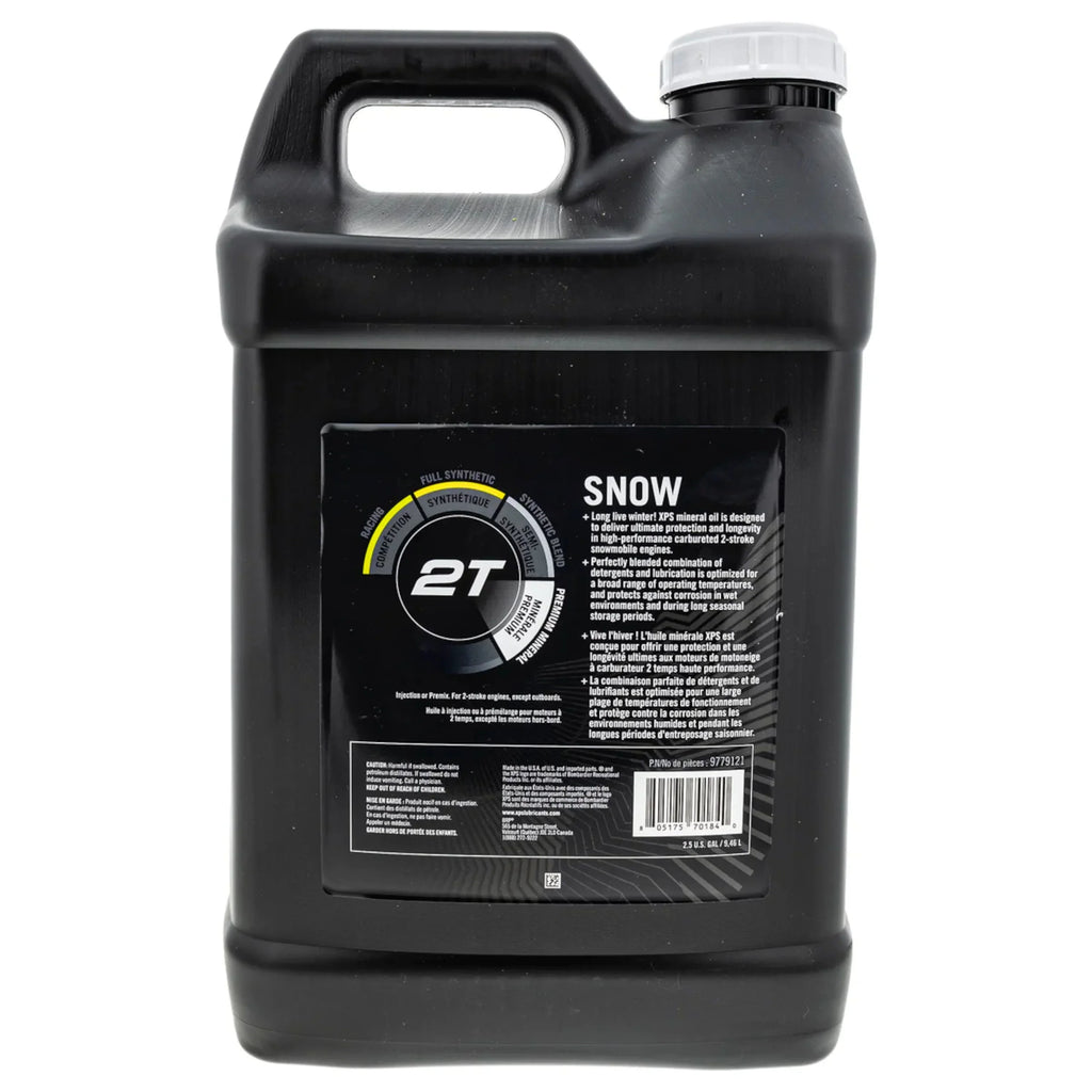 9779121 OEM 2.5 Gallon, Snow XPS 2-Stroke Oil, Premium New Mineral Ski-Doo