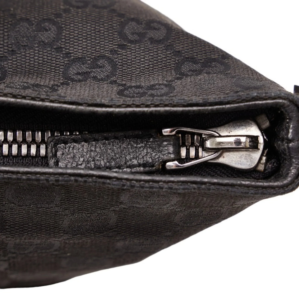 GG handbag Pre-Owned bag 122797 GUCCI leather Gucci (Good) tote ladies black canvas