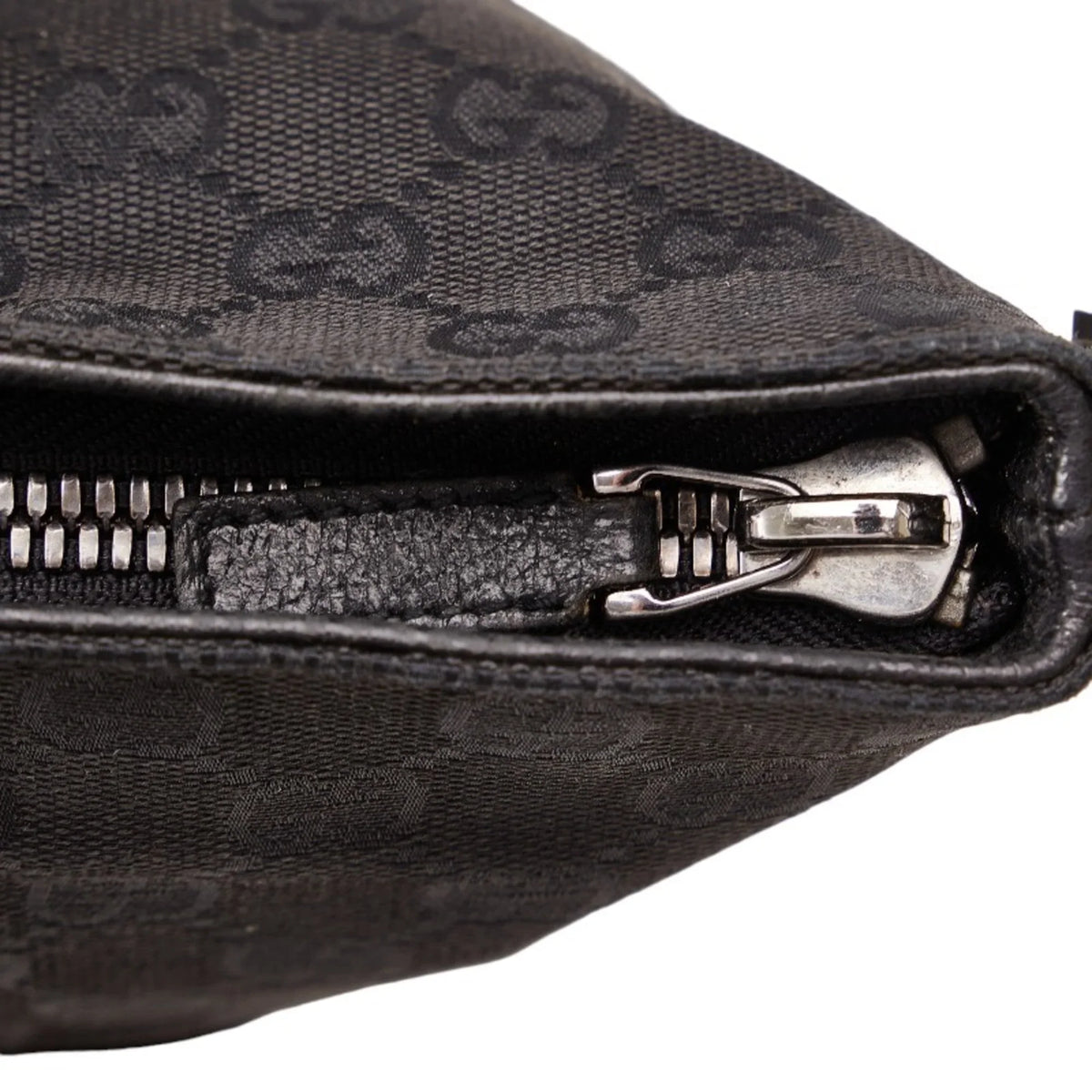GG handbag Pre-Owned bag 122797 GUCCI leather Gucci (Good) tote ladies black canvas