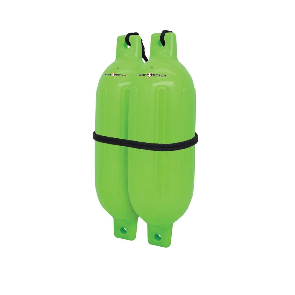 Value 3006.7587 Max Green Inflatable BoatTector Fender x 4.5" Neon 16", Extreme 2-Pack -