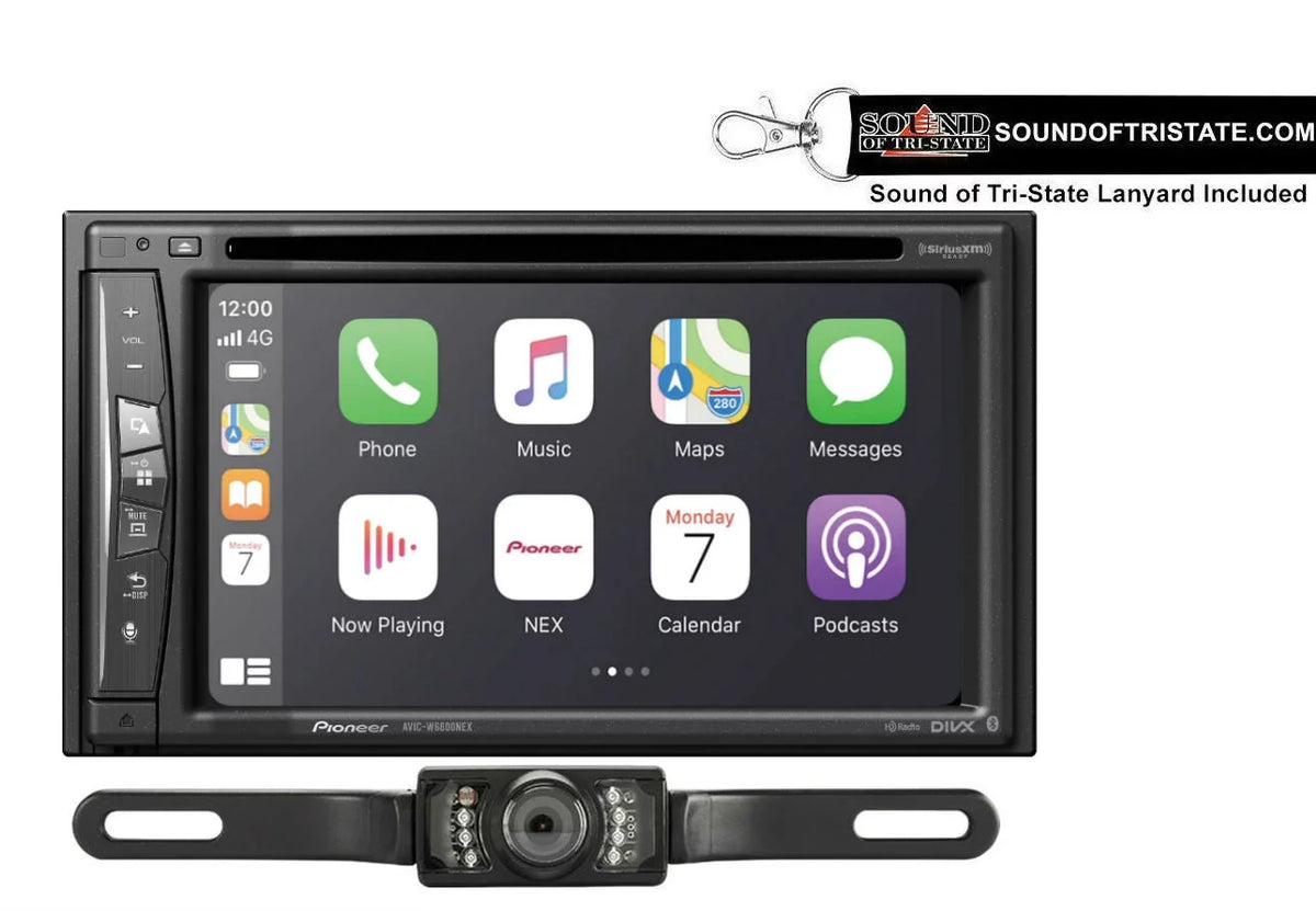 6.2" w/ DVD Pioneer Plate License Receiver AVIC-W6600NEX Backup Navigation Camera