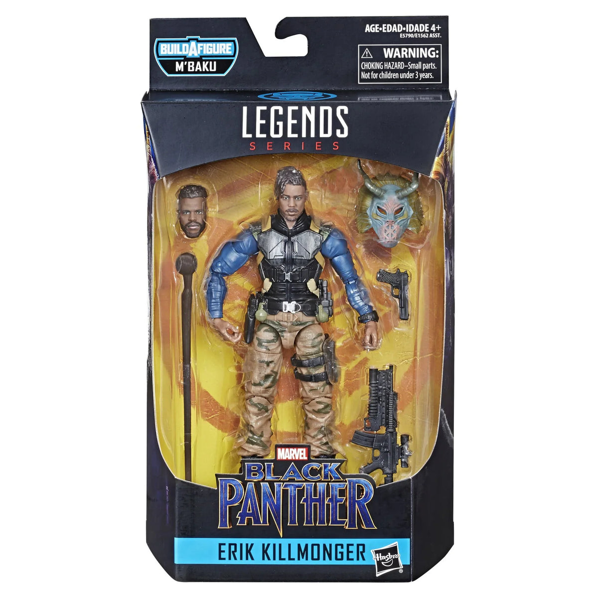 Series Figure Panther Black Killmonger Legends 6-inch Erik Marvel