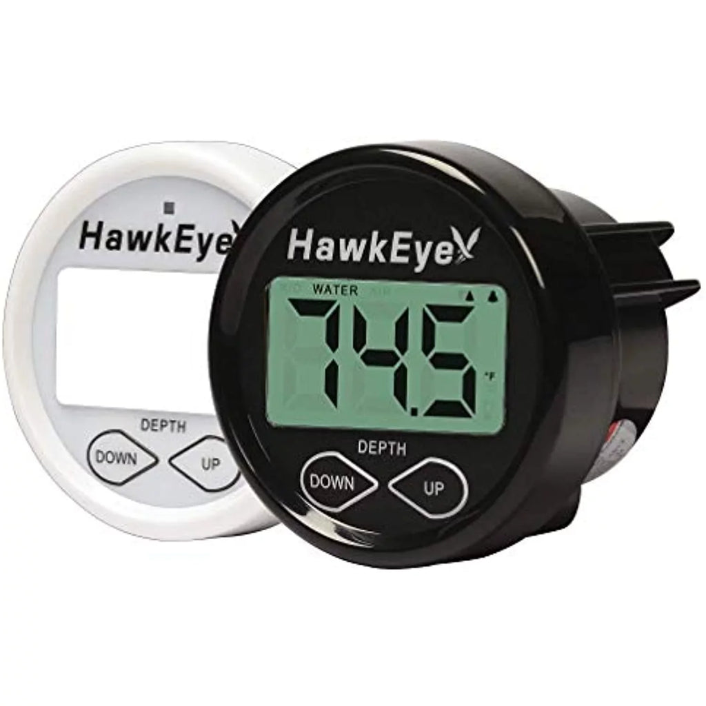 and Depth with In-Dash Sounder with Water Transducer Temperature Hawkeye Air