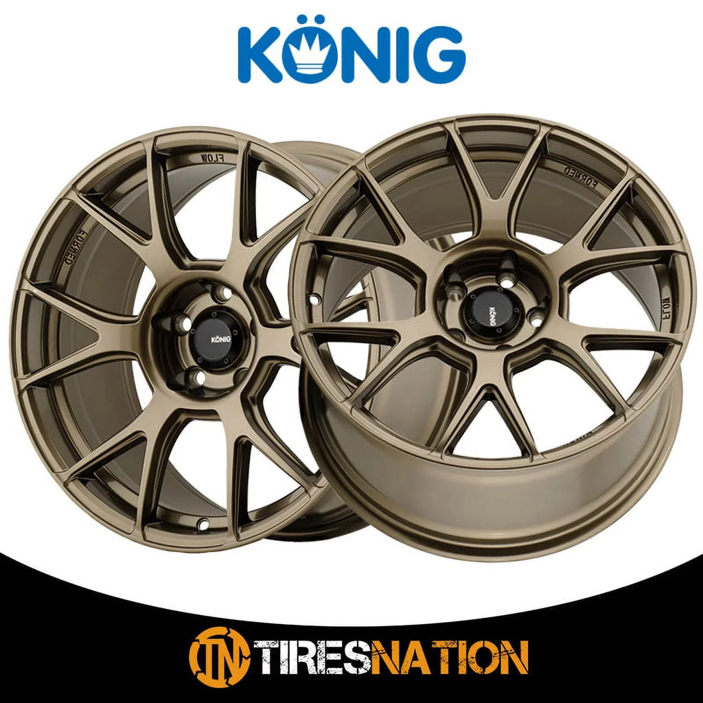 Bronze Ampliform 56BZ Gloss Konig Wheel 4x100 (45mm) 17x8