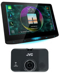 Receiver+Dash Cam Carplay Car KW-Z1000W 10.1" HD Apple Wireless JVC Monitor