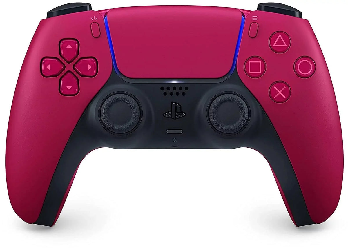 (Sony Playstation Red Disc Controller, with Bundle 5 21 Show The PS5 Version and Cosmic MLB Disc) Microfiber Sony Cloth Extra Cleaning