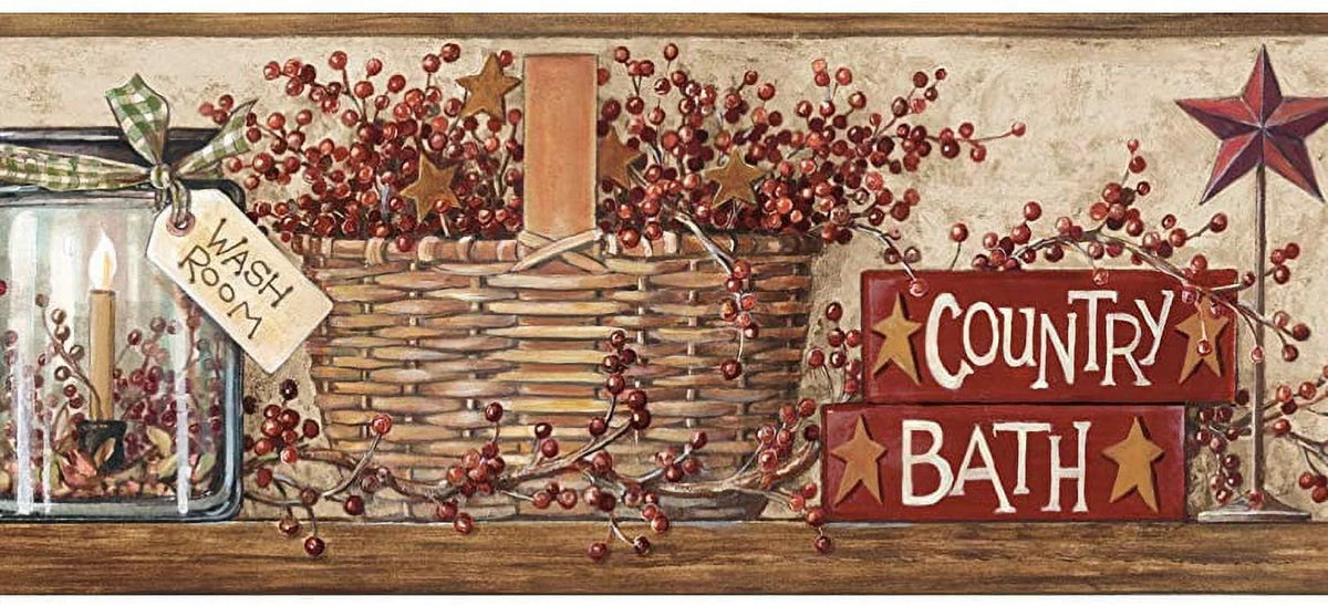 Bath HK4648bd Outhouses Border Country 877245 with Wallpaper