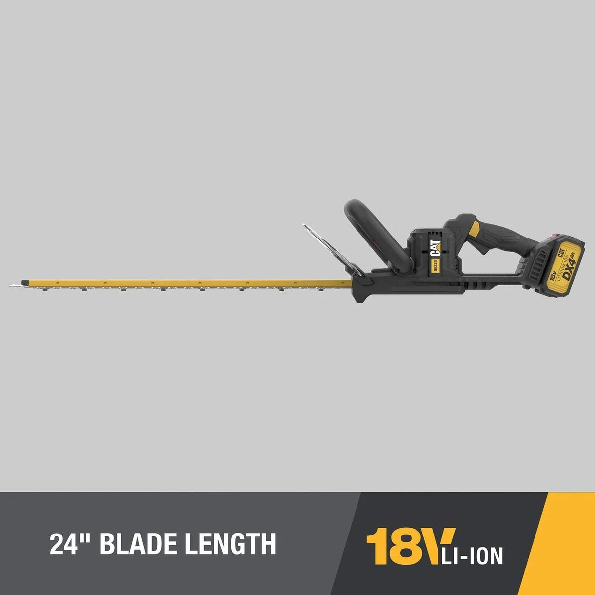 Cat® Hedge DG220 Battery Trimmer Caterpillar Cordless 18V Brushless 24" with