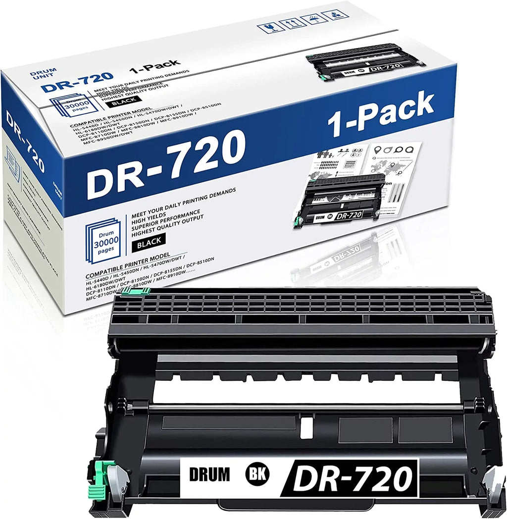 Compatible 8810DW 1 Printer DR720 8150DN Toner Replacement PackBlack Unit Unit for DR720 MFC8710DW DCP8110DN hl5450DN 5470DWDWT Not Brother Drum 8910DW Drum Included