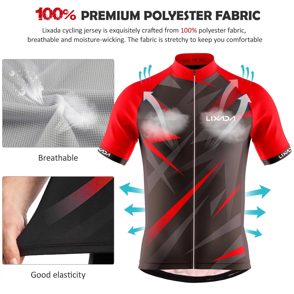 Sleeve Cushion Shirt Mtb Bike Sleeve Jersey,Breathable Shirt And Bike Set Bike Breathable Shirt Padded Suit Mtb And Men Sleeve Men's Shirt+3d Lixada Sleeve Padded Set Qahm Cycling Zdhf Padded And