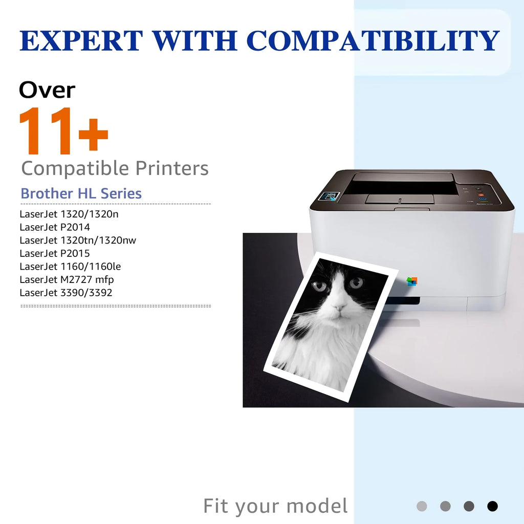 1320nw for 49A 49A 53A Laserjet 3390 Q5949A for (Black, 1320tn Replacement Q5949A P2015 49X P2015dn 1320n 1160 1320 Cartridge 53A 6-Pack) HP Toner 49A Printer Q5949X Ink HP Halofox 3392 Q7553A
