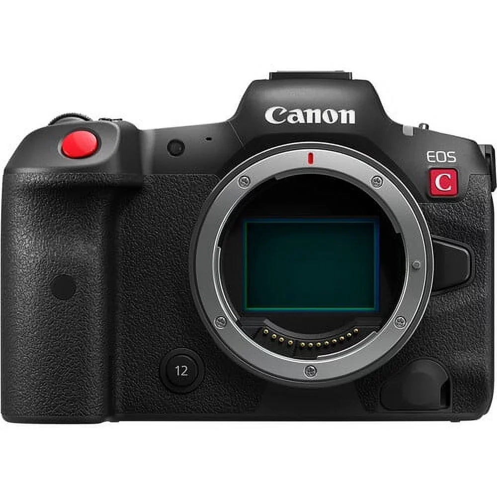 Software More EOS Canon Only) Cinema + Photo EF-EOS R Pro Camera C 4-Pack Accessories Adapter Microphone, Editing Bundle Like (Body High LED, and Mirrorless Mount and R5 Deluxe Power