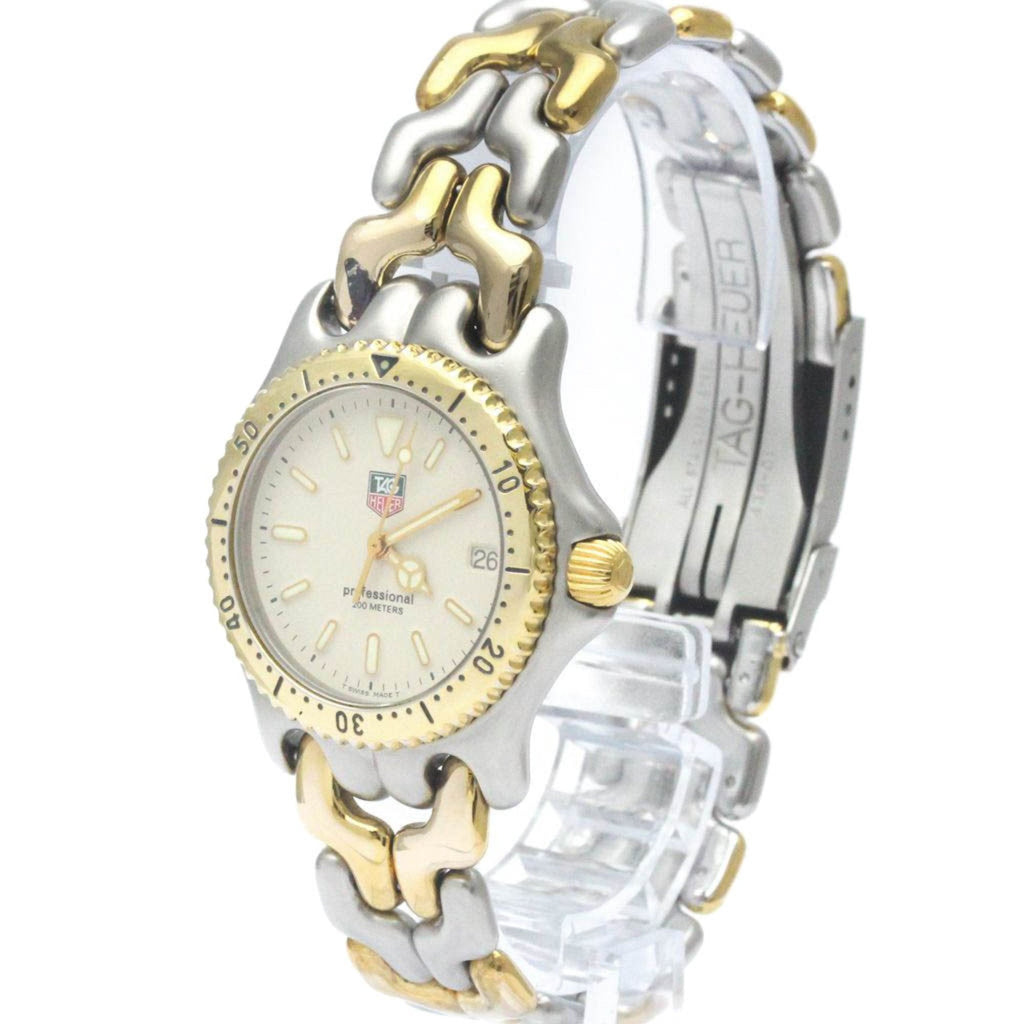 Gold Mid Watch BF568511 Steel Size 200M HEUER Plated Polished TAG (Good) Pre-Owned Sel S95.713