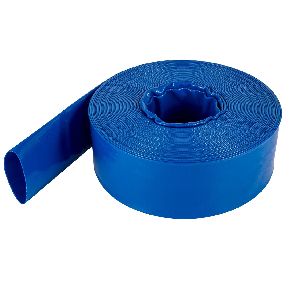 Ideal Burst-proof, BENTISM & Discharge Weather-proof PVC with & Fabric Lay Drain Heavy Clamps, Hose Hose, Water Transfer for Flat Backwash Duty Swimming 3" x 105', Pool Hose,