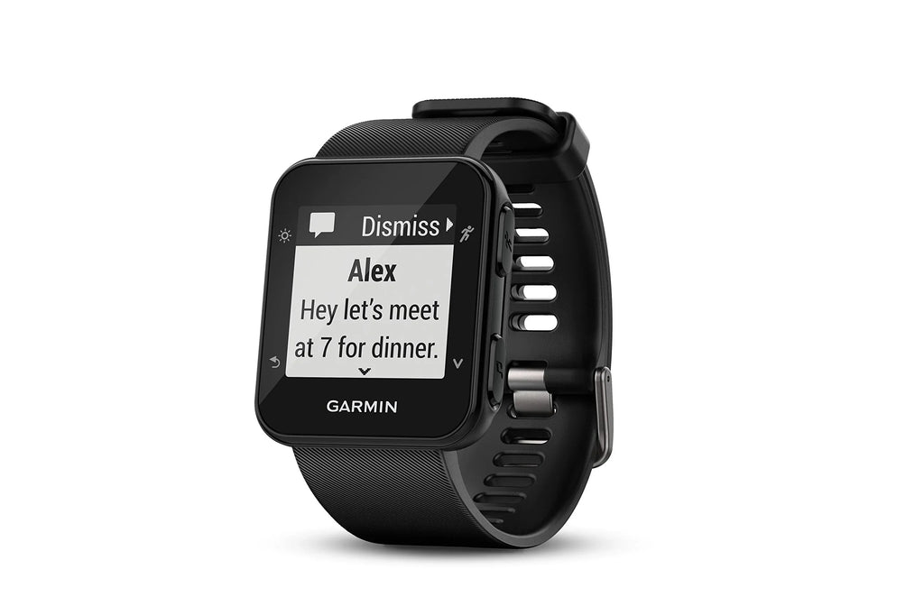 Garmin Watch, GPS Black Running Forerunner 35; 010-01689-00 Easy-to-Use