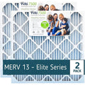 Filti Pack) Filter 7500 20x25x5 (2 MERV Home Pleated Air Furnace HVAC 13