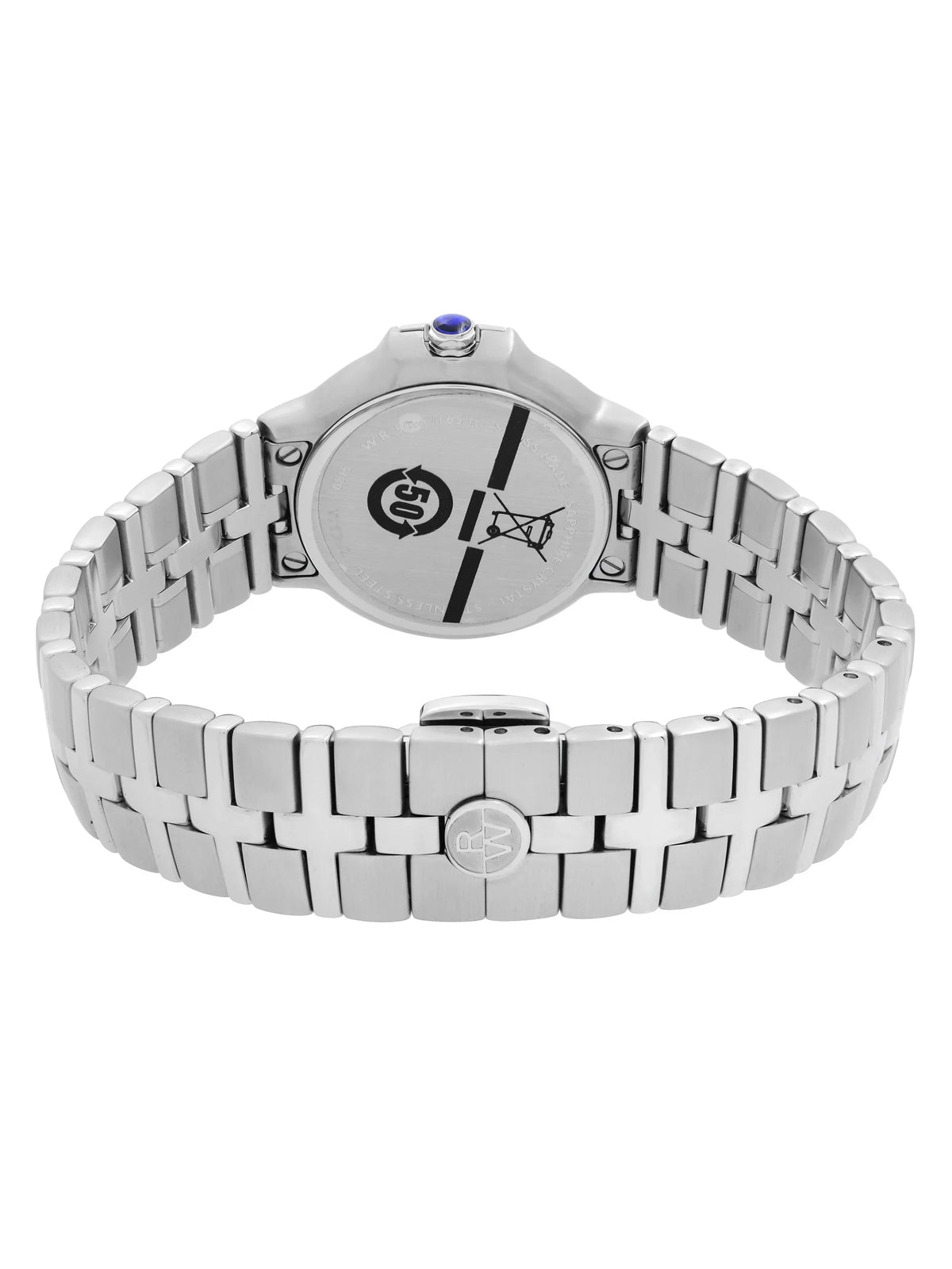 Parsifal Watch Dial Weil Raymond Roman Steel 5180-ST-00300 Quartz White Ladies