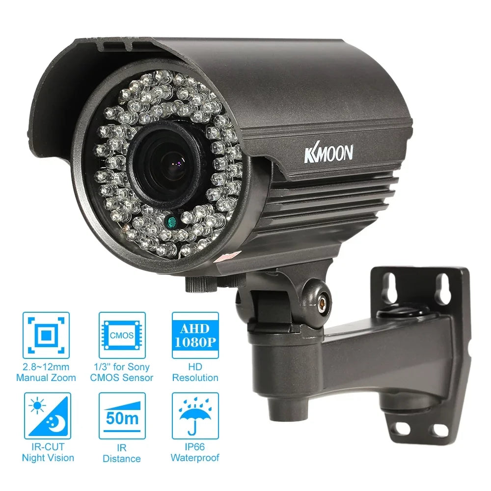 Varifocal AHD Indoor Night Sony LEDs, Lens CCTV 2.0MP, IR Weatherproof, Analog IR-CUT 1/3” 2.8~12mm 72 - System with Use, CMOS Manual Camera 1080P Zoom PAL Vision,