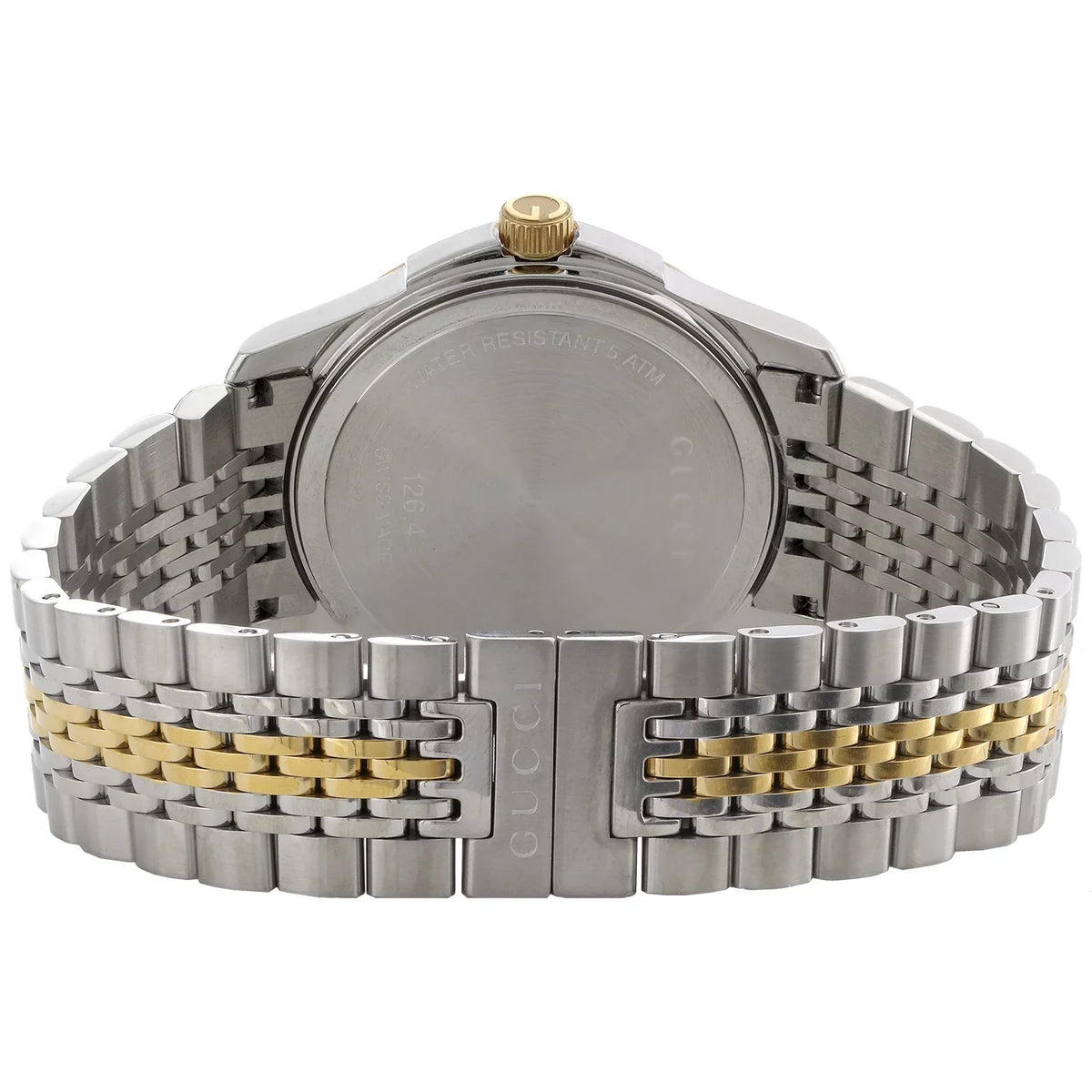 CT. Two S. Tone 2 PVD Yellow Gucci Steel Watch G-Timeless 38mm Diamond Ya126409