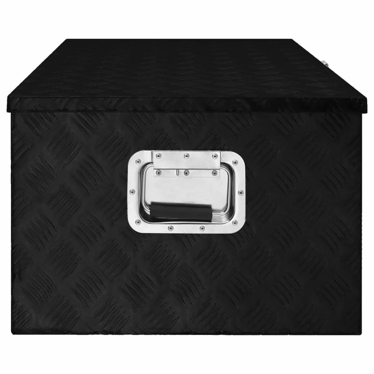 Anself Trailer x x for Vehicle, Underbody Aluminum Garage, (L x Tool Inches Camping Storage 21.7 Black Trip Box Box 39.4 x Lockable H) 14.6 Truck Toolbox W Case Organizer