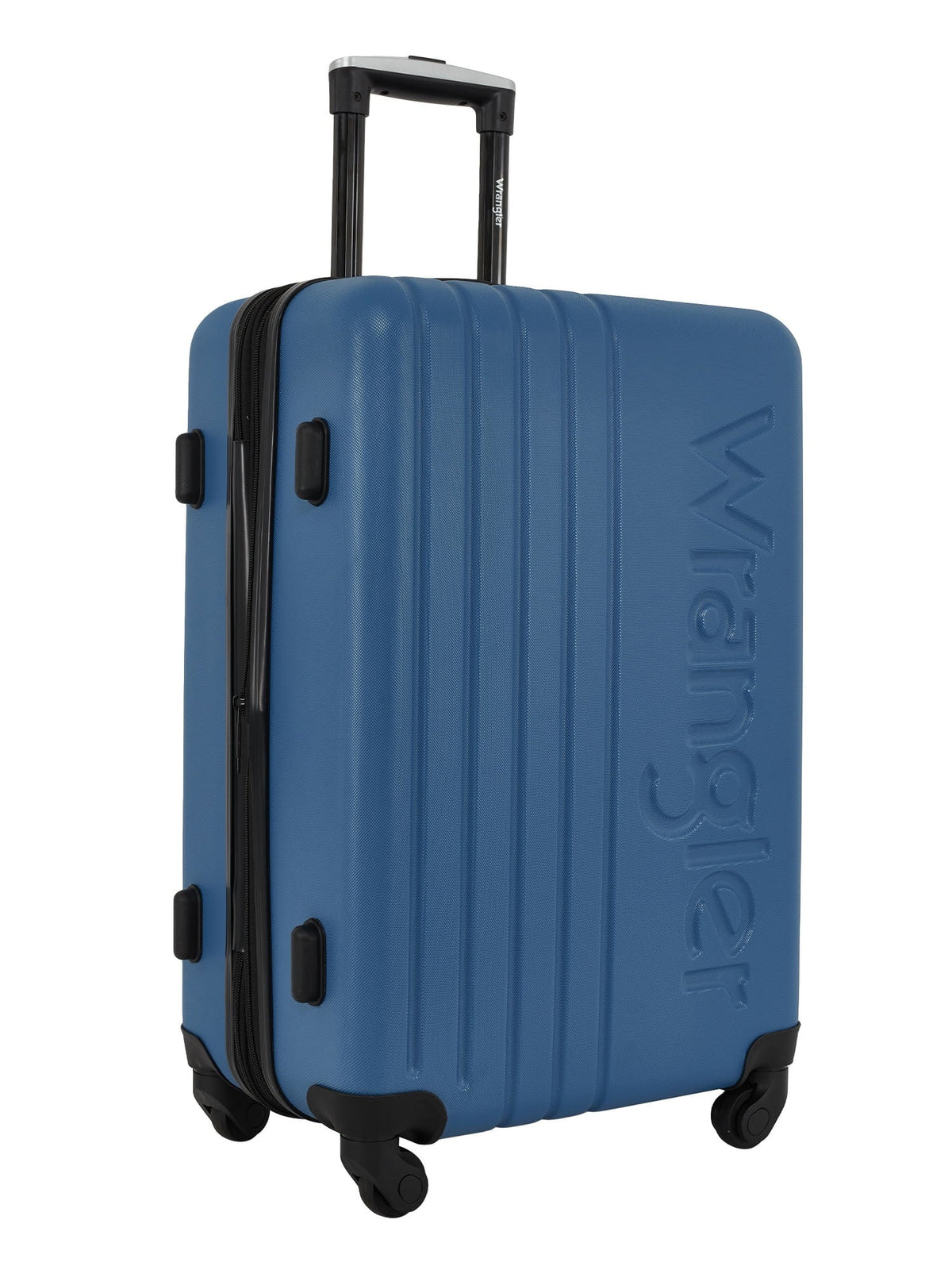 Upright Set, 3pc. Rolling Vallarta Expandable Travel Blue Wrangler Luggage