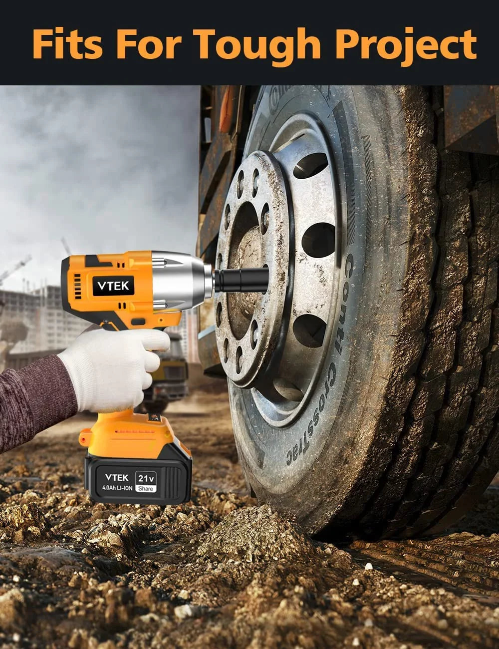 ft-lbs Impact Wrench,Max Wrench Gun 515 Torque Tiers for Impact 1/2 Cordless Brushless 700N.m Impact Car MORI Inch