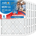 7 Filters AIR. MPR Filter Filter MERV 16x24x1 FILTERS WICKED 6 Furnace to Comparable Pleated Pack FPR Made Air 11 16x24x1 USA AIRX by Air Premium HVAC CLEAN Conditioner 1200 & Electrostatic 1000, MPR